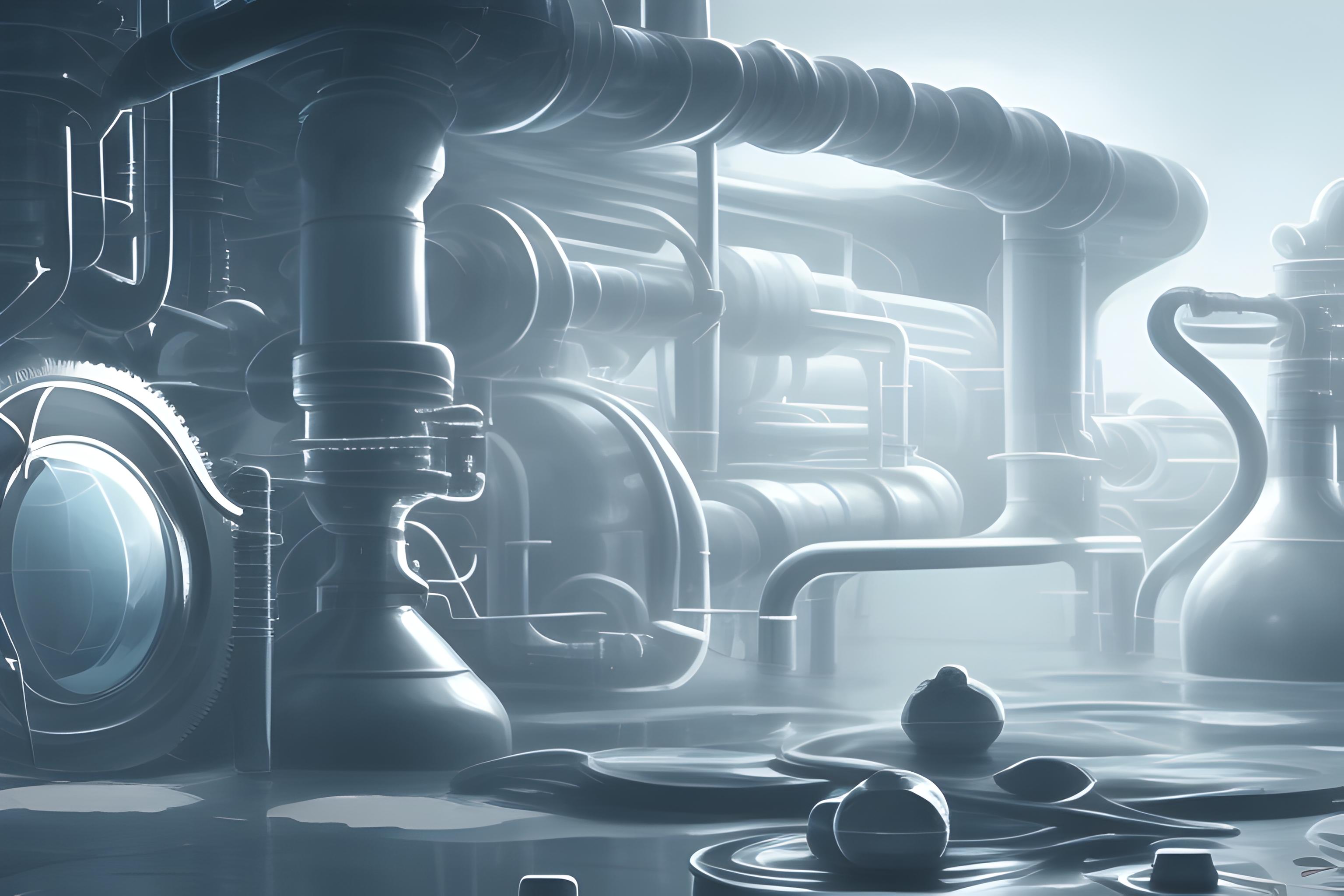 en un laboratorio con unos implementos llenos de sustancias y un cromatógrafo de gases y uno de liq…